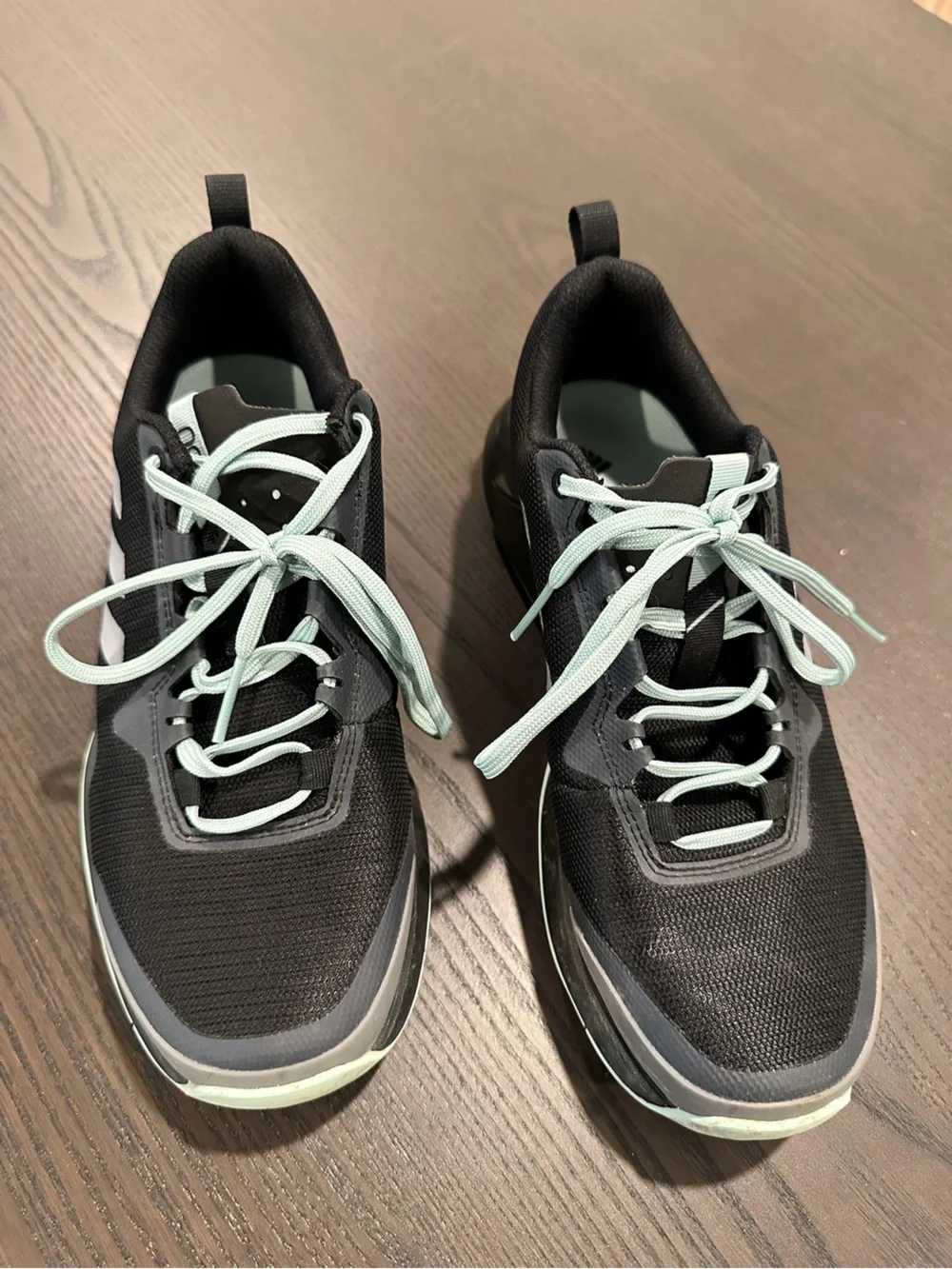 adidas Black and Light Mint Trail Shoes